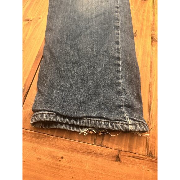 Eddie Bauer Men’s Flannel Lined Jeans Pants Size 36 X 30 Straight Hiking Camping - Picture 3 of 16